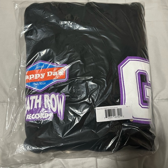 Happydad X Deathrow Varsity Hoodie - Picture 3 of 4